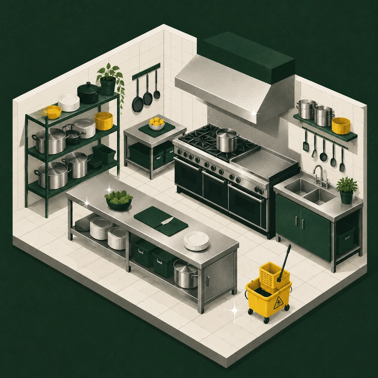 Restaurant kitchen