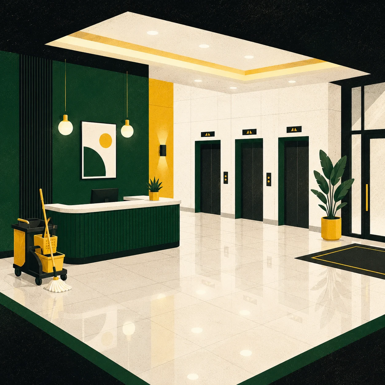Building lobby